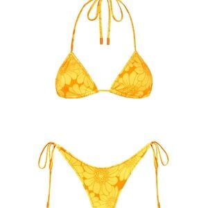 Triangl AVAH - TANGERINE FLORAL two piece
